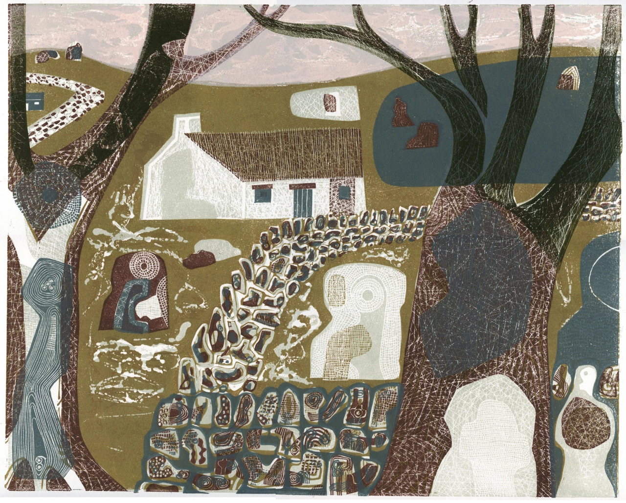 Melvyn Evans, Border Trees, 2019. Courtesy the artist