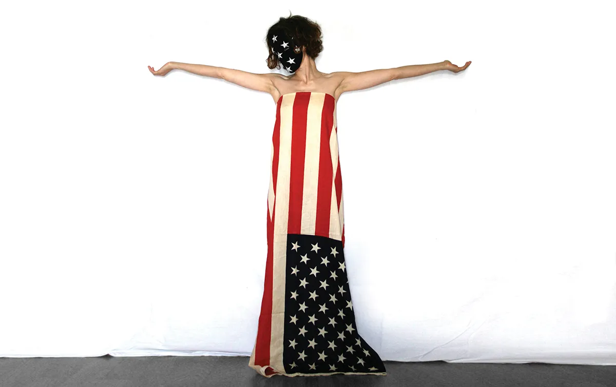 Pam Glew, Flag Dress