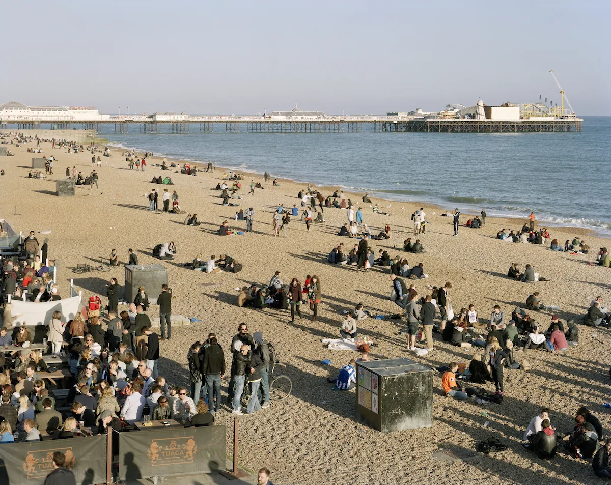 Brighton Palace Pier, East Sussex, April 2013. From Pierdom  © Simon Roberts, Courtesy of Flowers Gallery London and New York