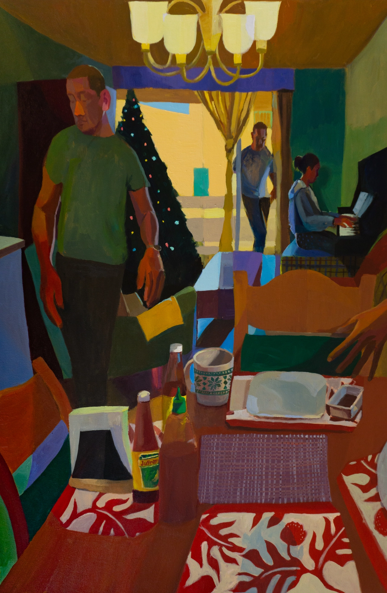 Mikey Yates, Christmas in California (Auntie Nen's Apartment), 2021, courtesy of the artist and Taymour Grahne
