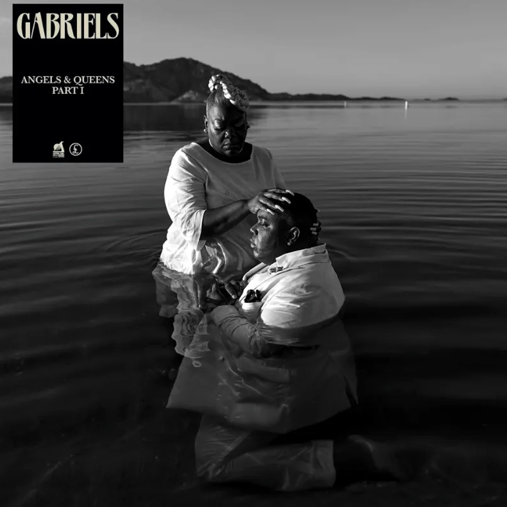 Artwork by Melodie McDaniel (photography) and Jamie Parkhurt of Process Visual (design) for Angels and Queens Part I by Gabriels