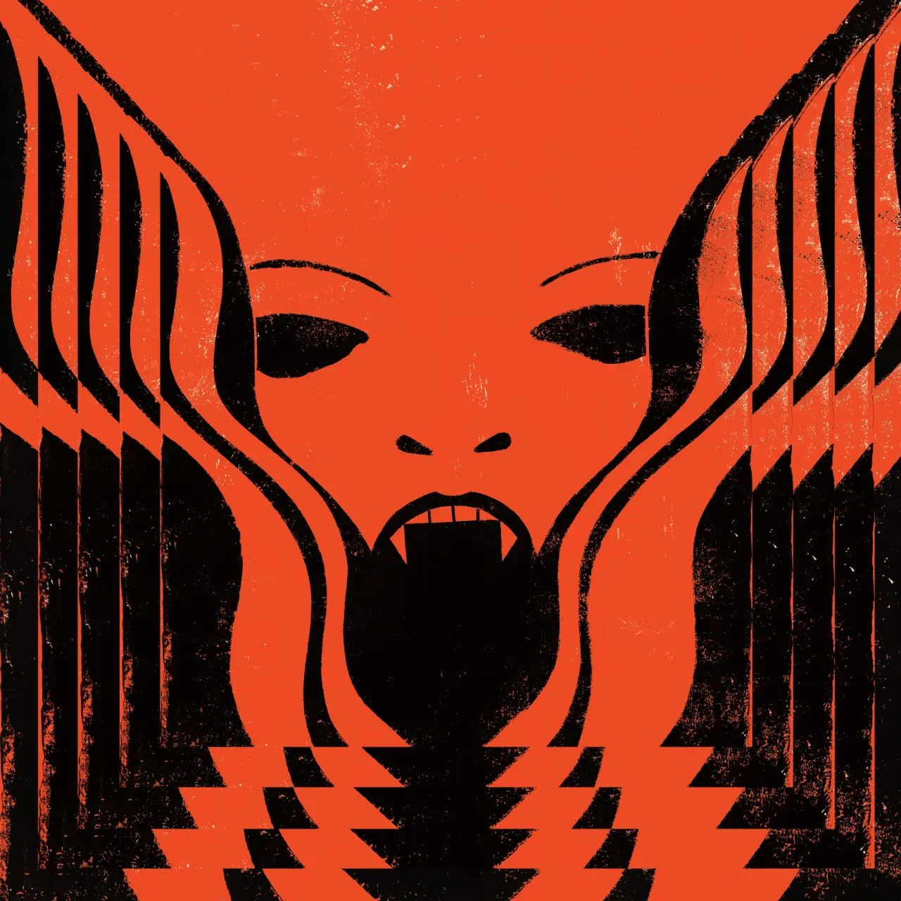 Artwork by Edel Rodriguez for Lucifer On The Moon by Spoon