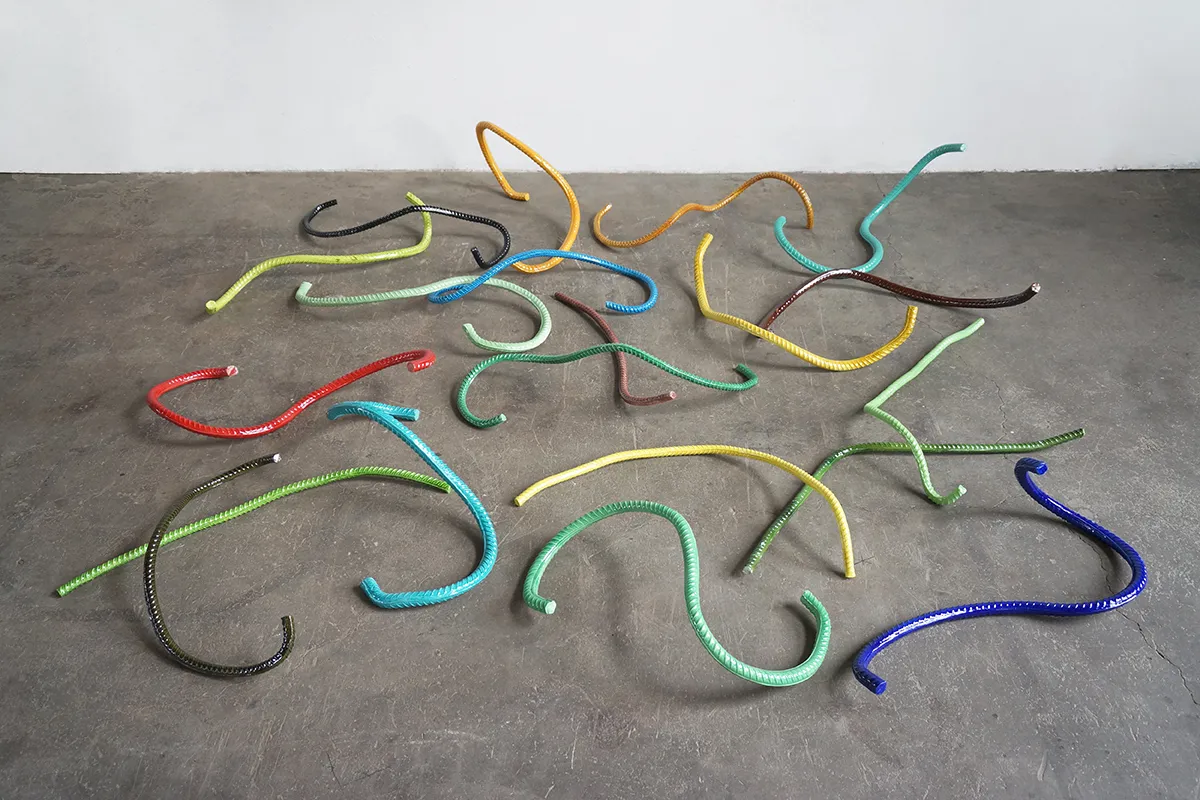 Ai Weiwei, Porcelain Rebar, 2015, courtesy Ai Weiwei Studio