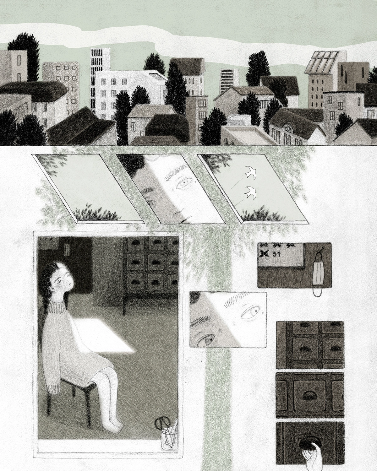 Pei-Hsin likes to tell stories through her art