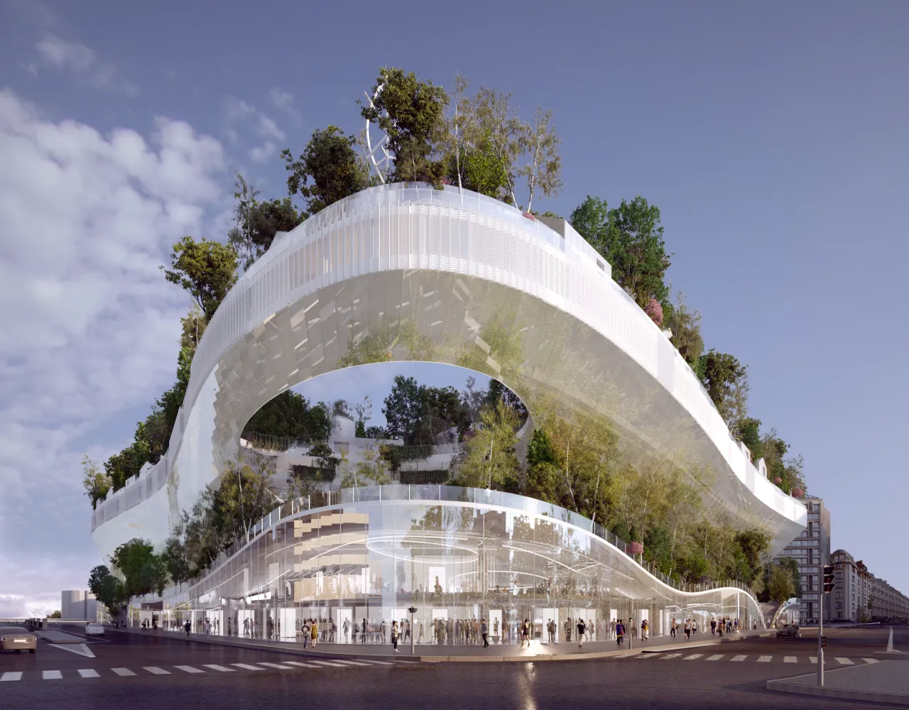 Mille Arbres by Sou Fujimoto. Credit SFA+OXO+MORPH