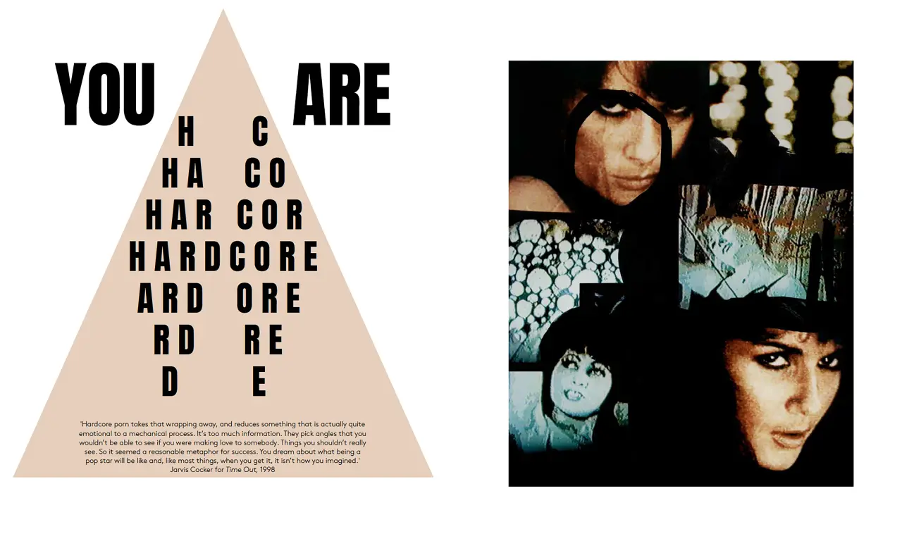 You Are Hardcore – design by Louise Colbourne. Photo montage by Paul Burgess.