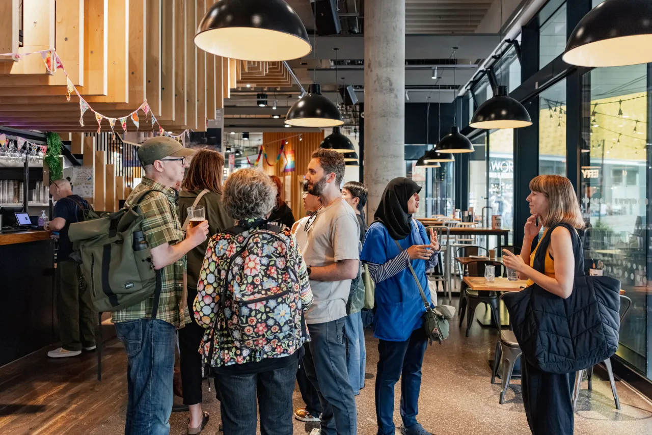 Scenes from IRL Manchester, a recent meet-up for creatives