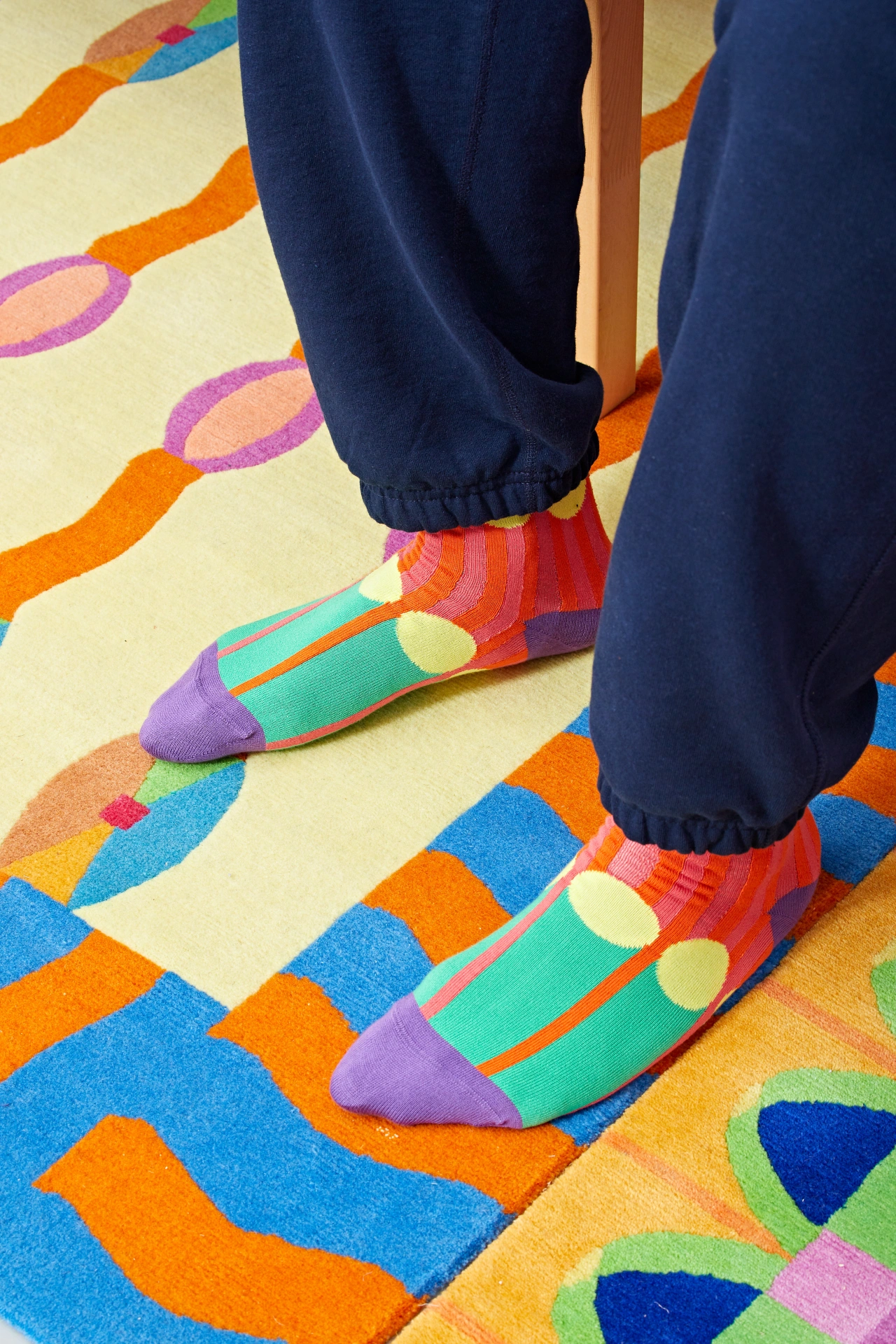 OMI Rug by Yinka Ilori. Photography by Andy Stagg