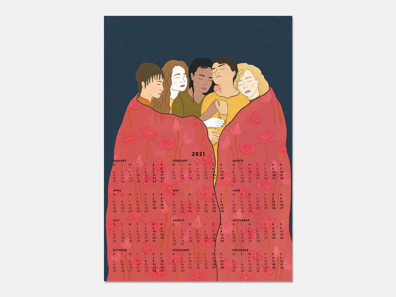 Sisterhood Calendar by Roshi Rouzbehani