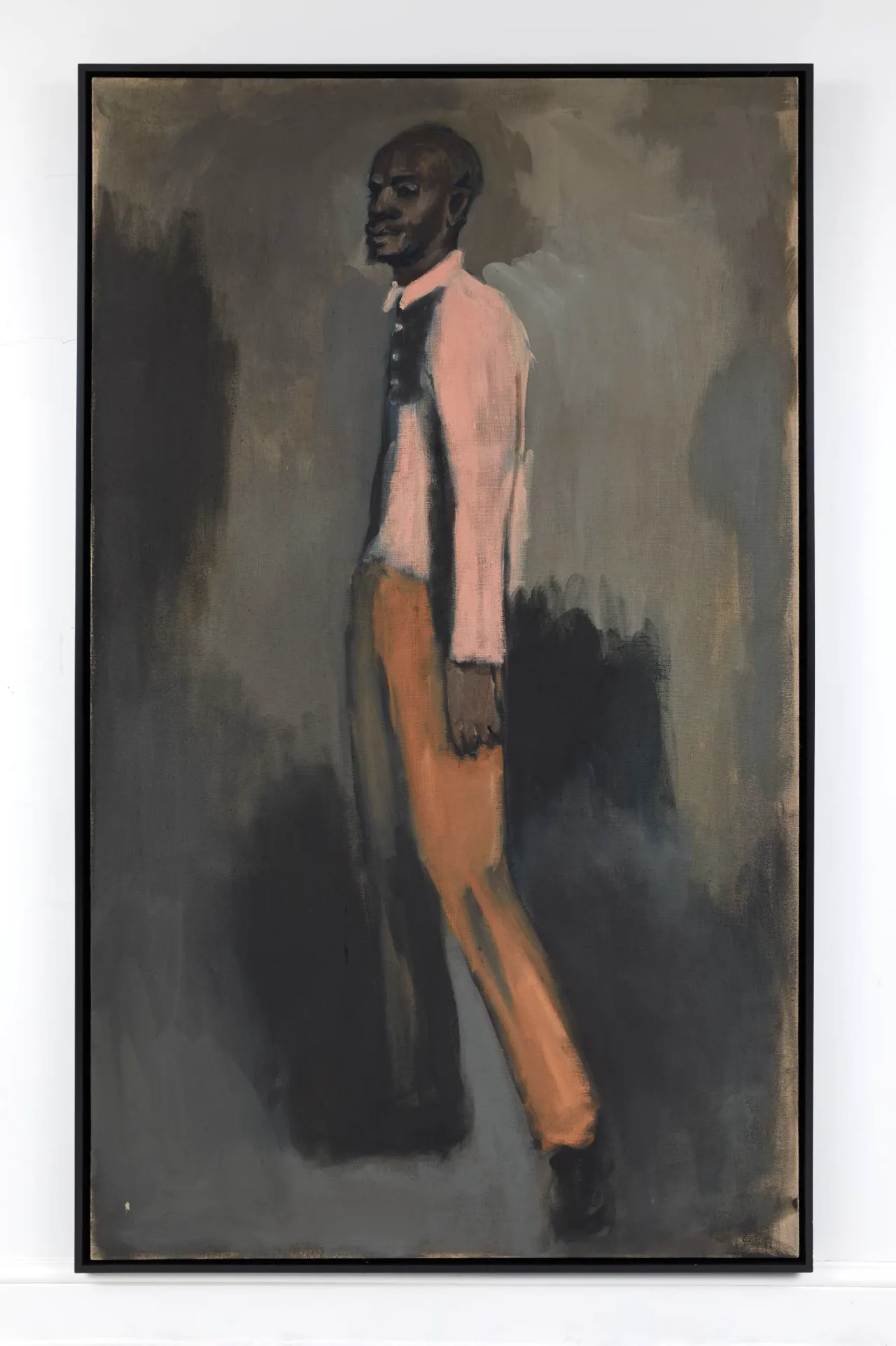 Lynette Yiadom Boakye Erector, 2007. Copyright the artist Courtesy The Heong Gallery.
