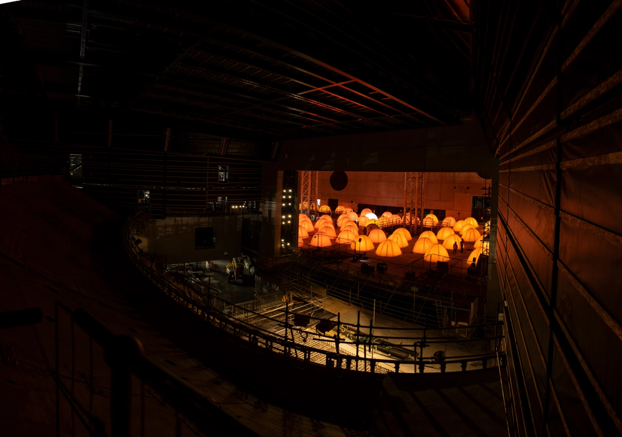 Arcadia installation by Deborah Warner at The Factory for MIF21. Photography by Andrew Brooks