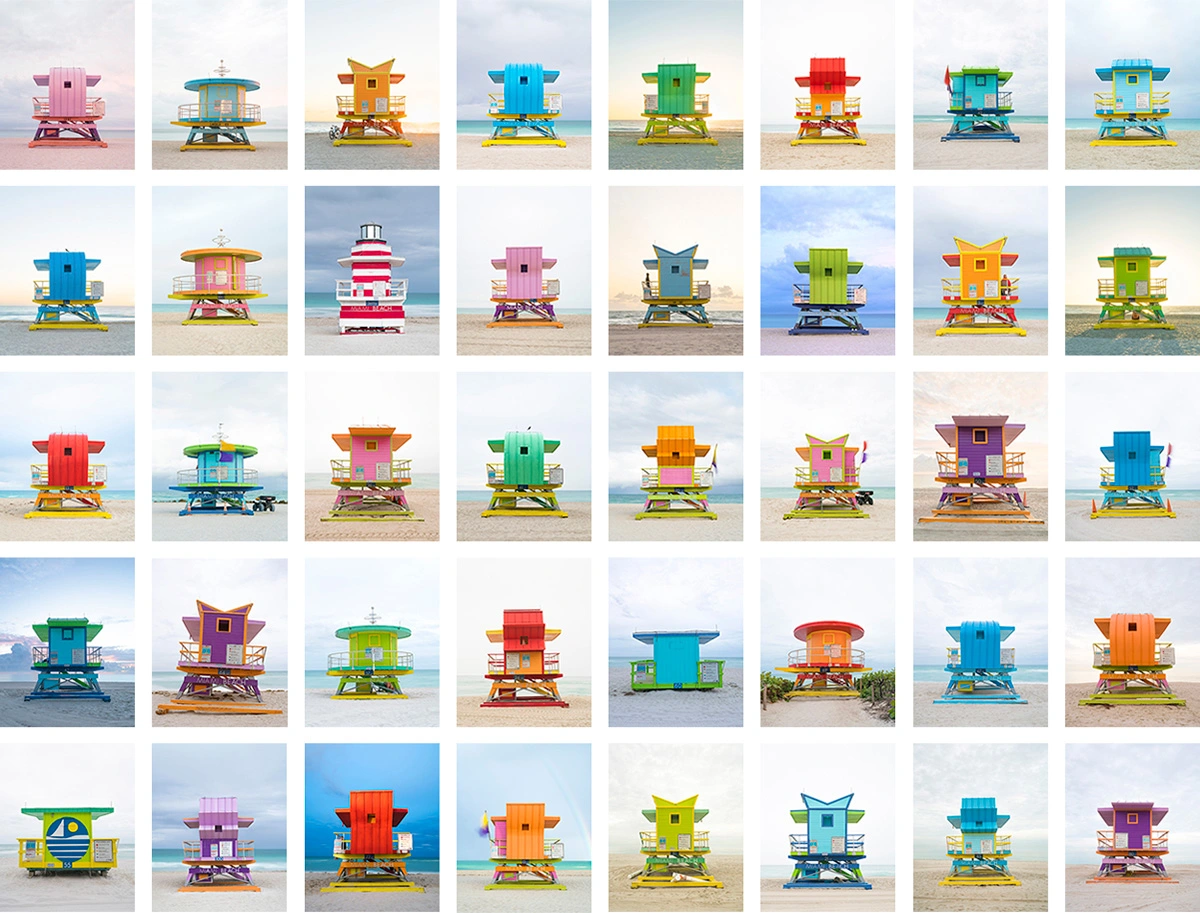 From the series, Lifeguard Towers: Miami © Tommy Kwak