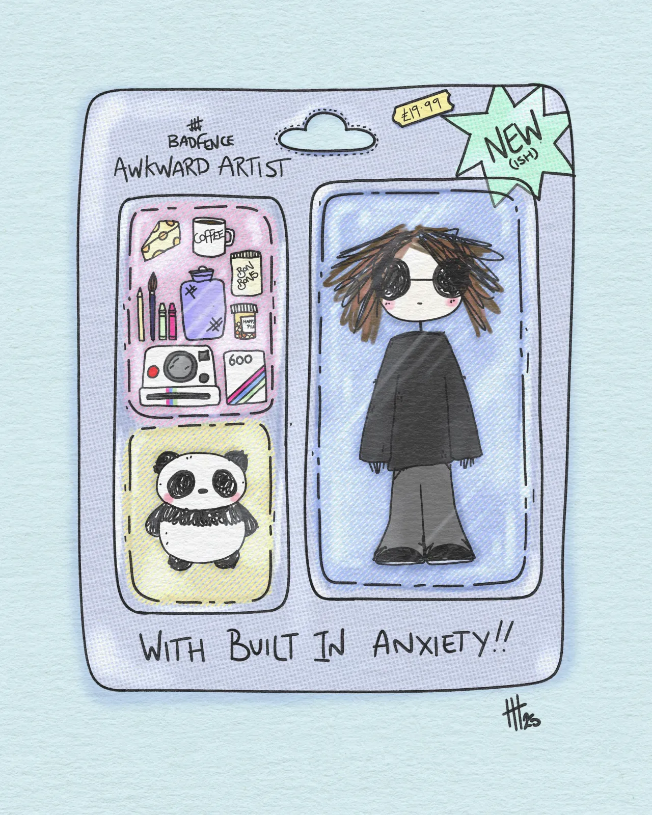 Illustration by [Jemma Bannocks](https://www.instagram.com/badfence/). "I’m primarily a photographer and I’m seeing the negative impact that AI is having on media literacy," she says. "This also extends into photography. I’m also disheartened to see AI being “allowed” in photography exhibitions and prizes. Which is why I wanted to join in. Illustrating is a creative outlet for me that’s more lighthearted than my photography practice, so it felt right to put it in that medium. It’s incredibly upsetting to see AI being used to cut costs and push out creatives."