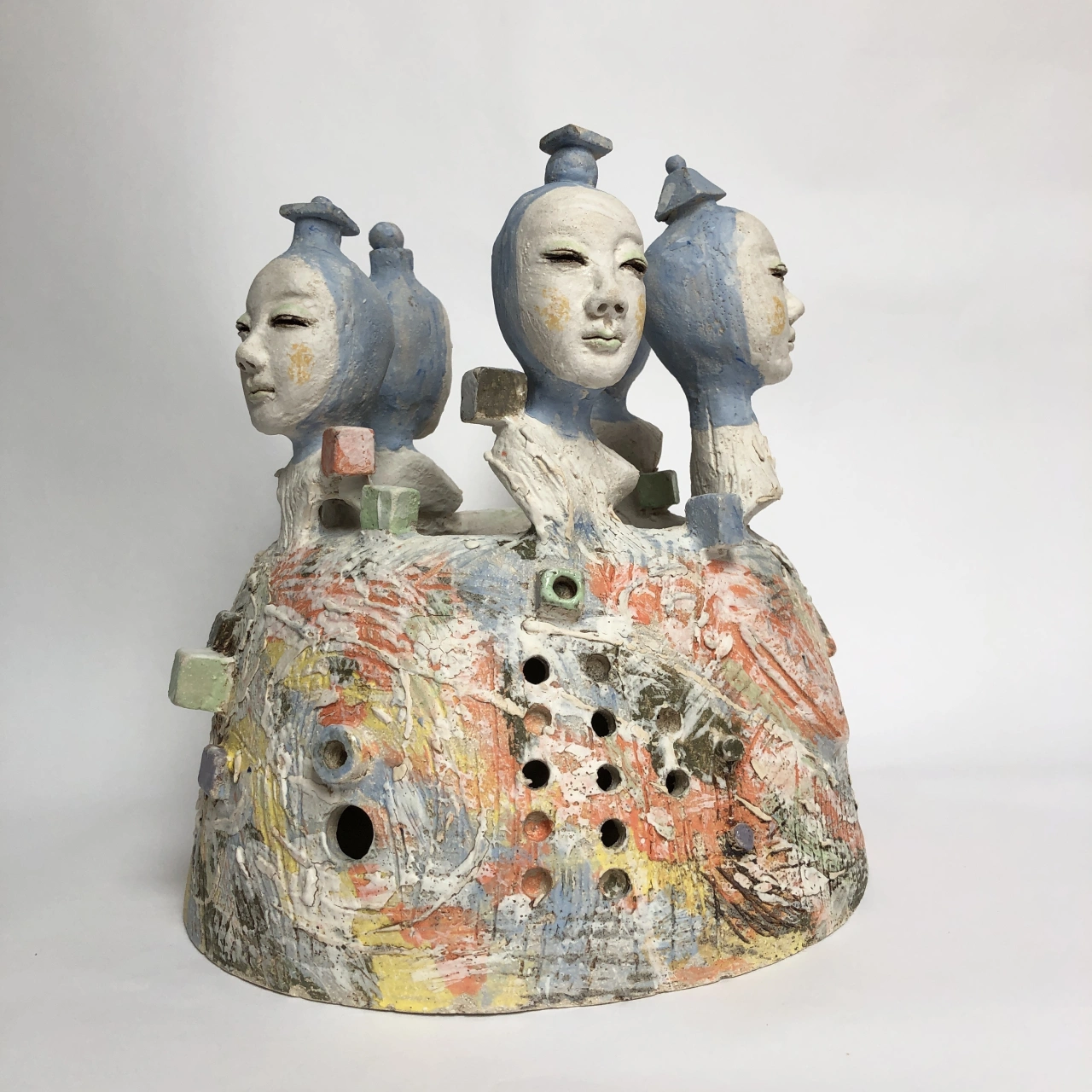 Jenny Chan's reflective figurative sculptures, inspired by the loneliness of lockdown