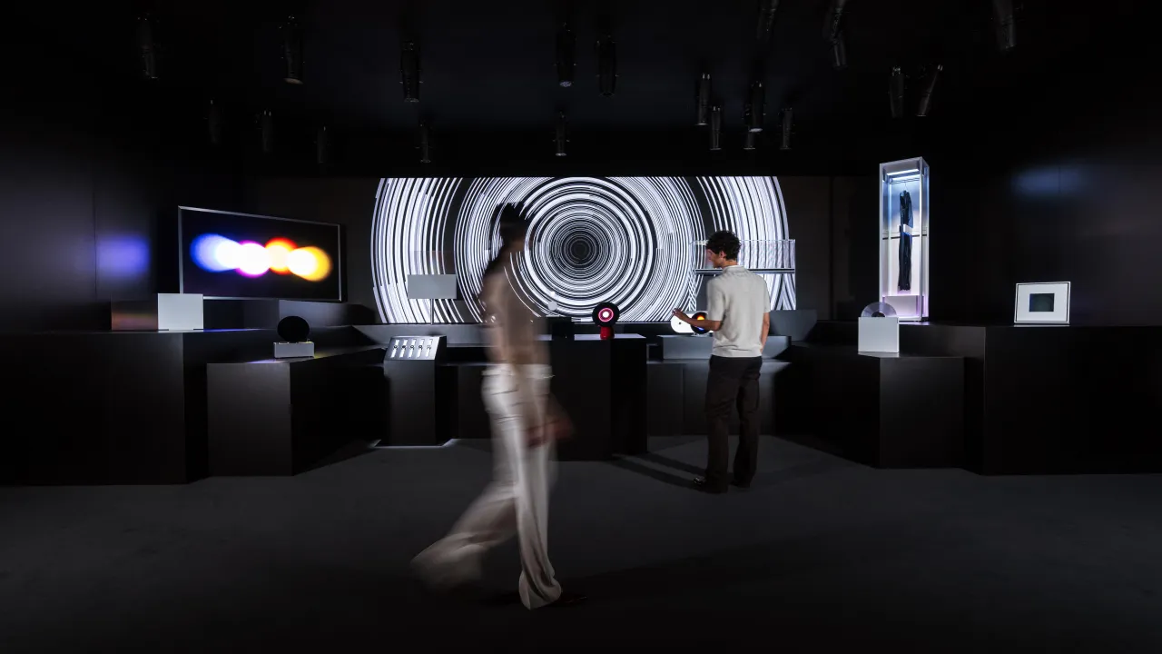A coordinated display experience introducing Samsung’s vision for AI as a unified system
