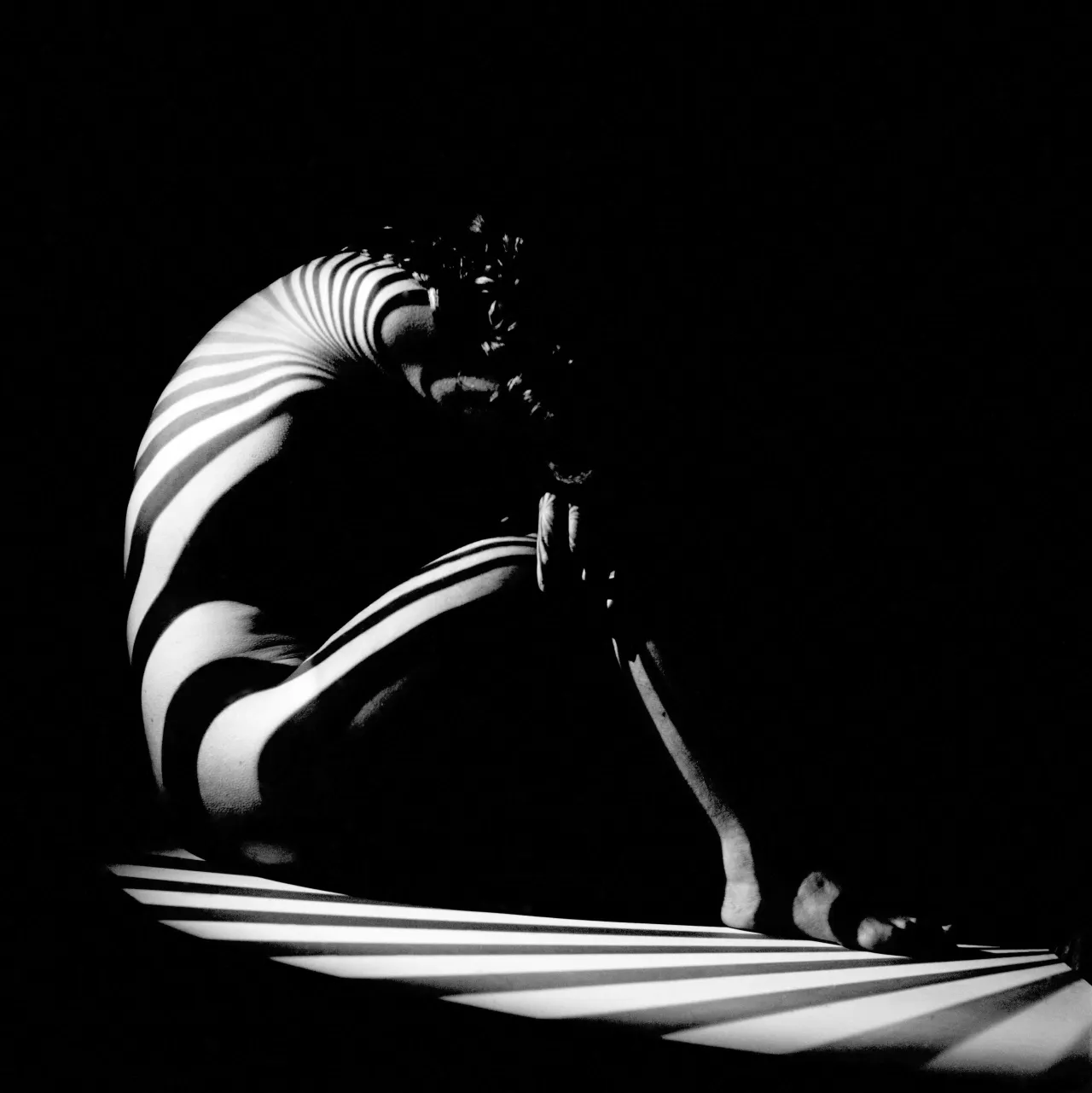 Switzerland. Zurich. "Zebra woman". 1942. © Werner Bischof/Magnum Photos