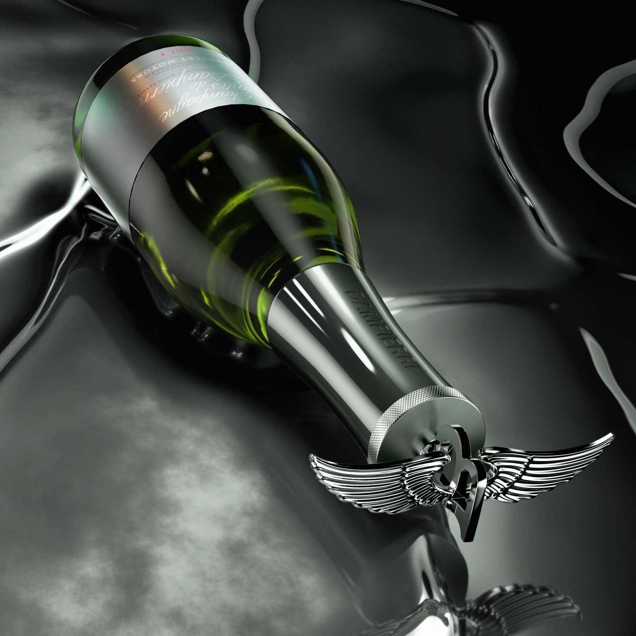 Comtes De Dampierre X Bentley Motors Limited Edition Design by Pierre Delebois-Forcemajeure Design. Winner in the Limited Edition and Custom Design Category, 2019-2020.