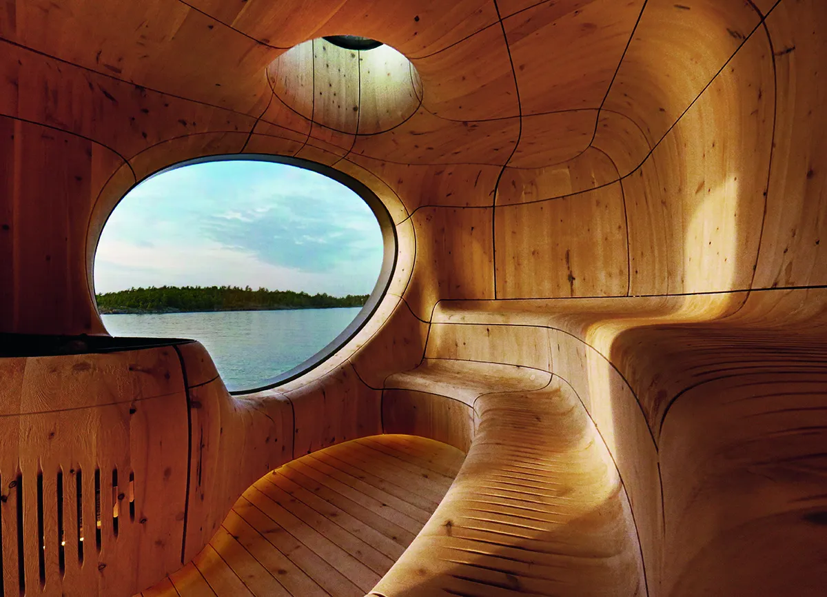 Grotto Sauna, Ontario, Canada, Partisans, 2014. Picture credit: Jonathan Friedman Photography/PARTISANS