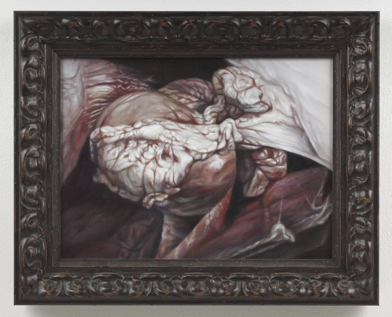 Victoria Reynolds, Globular Cluster, 2015, Oil on canvas(framed) 42.1 x 52.2 cm overall (16.5 x 20.5 in.) Photographer Brian Forrest