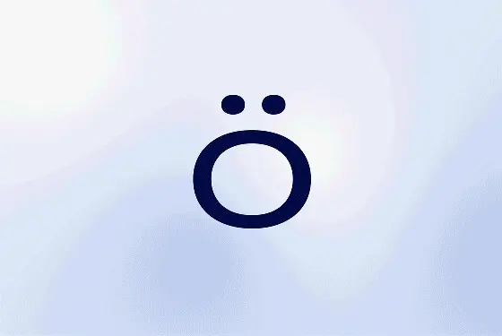 Minimalist dark blue icon of a rounded rectangular shape with two circular dots above it, suggesting a simplified face or character design
