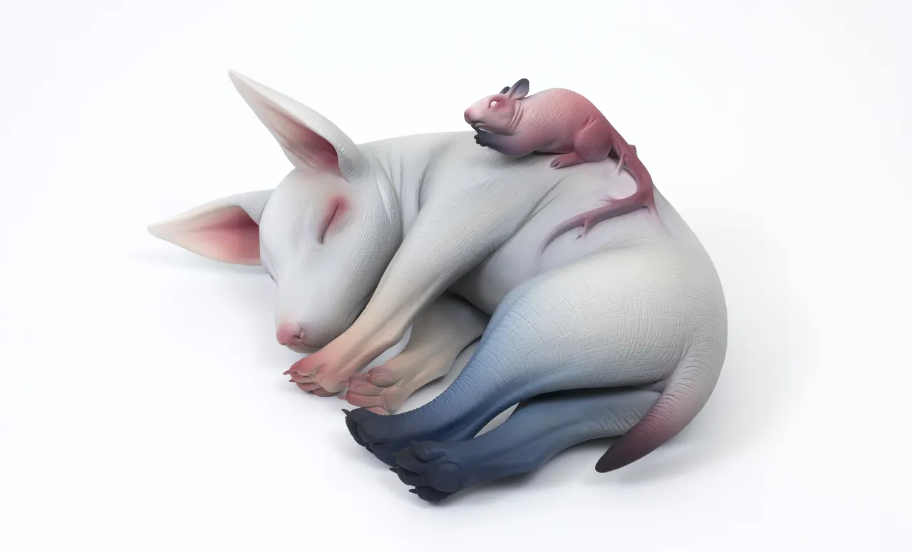 Shhh... Ceramic, cold finish 6" x 13" x 6" 2016 | © Erika Sanada
